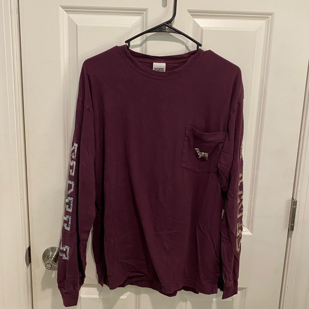 VS Pink Long Sleeve Tee